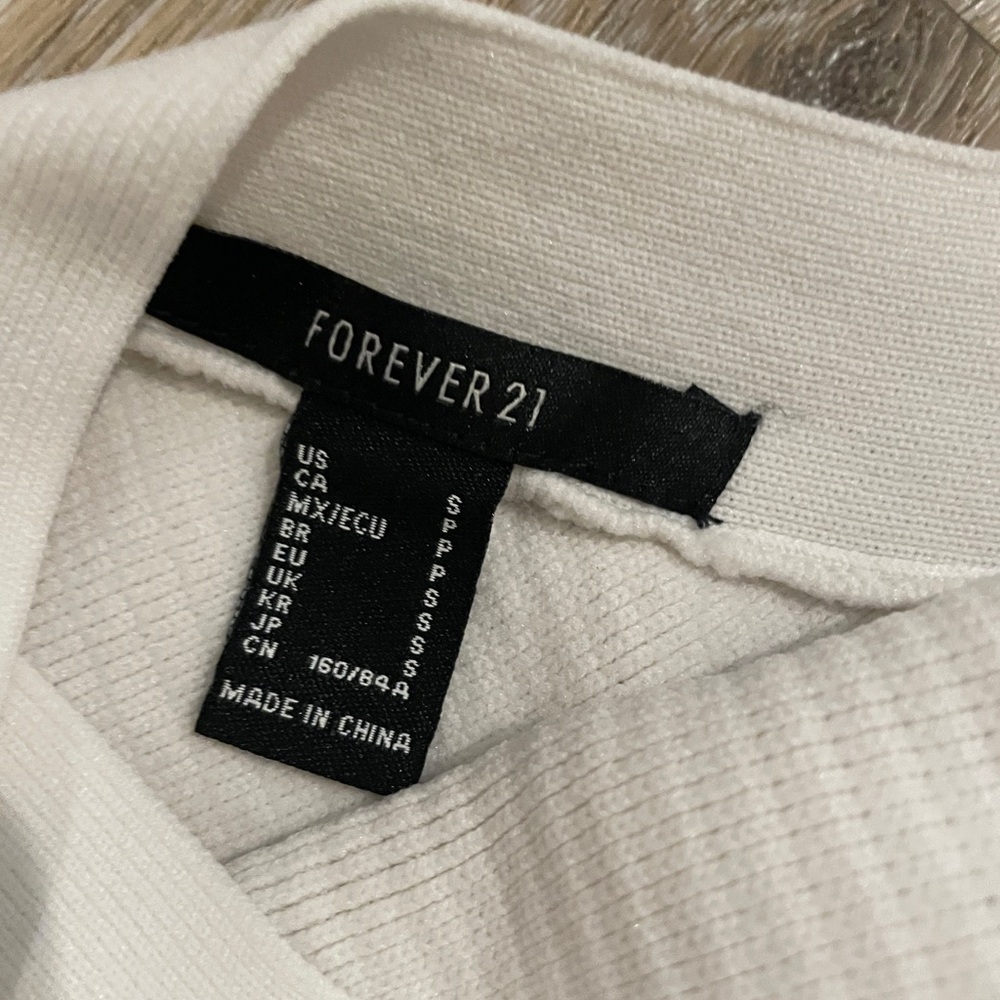 Forever 21 Cream Ribbed Tank Top - Picture 2 of 2